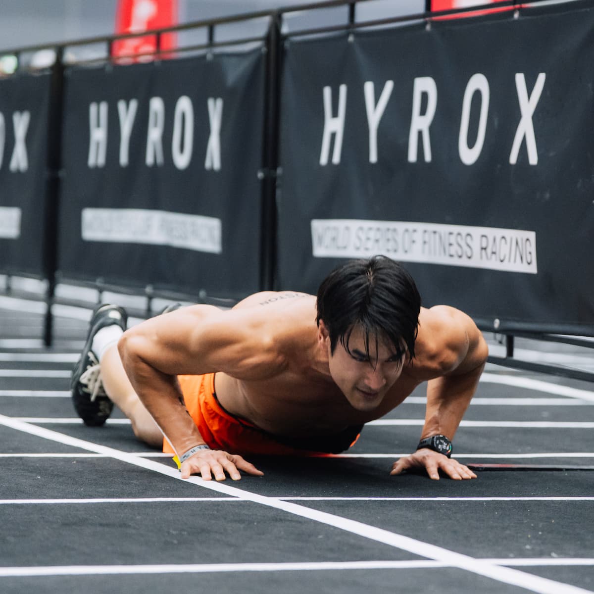 Hyrox station - Burpee Broad Jump